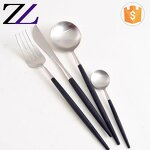 Cutlery Set Manufacturer - Arabic Commercial Matte Black Flatware