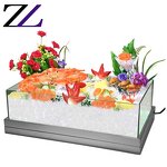 Acrylic Food Display Factory - Led Light Fruit Vegetable Seafood Stand