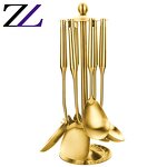 Buffet Serving Utensil Supplier - Single Big Steel Serving Spoon Holder