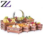 Wooden Buffet Stand Factory - Saudi Arabic 3 Tier Cake Buffet Raiser