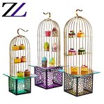 Dessert Rack Manufacturer - Pyramid Tower Hammered Stainless Steel