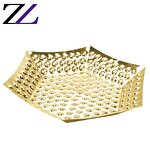 Bowl Set Supplier - Round Moon Gold Plated Hammered Copper Brass