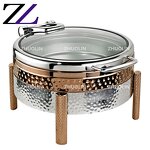 Chafing Dish Factory - Hydraulic Hammered Copper Wedding Buffet Set