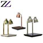 Food Warmer Lamp Factory - Battery Powered Black Marble Base Lamp