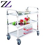 Food Trolley Supplier - Gold Liquor Wine Tea Water Bottle Service Cart