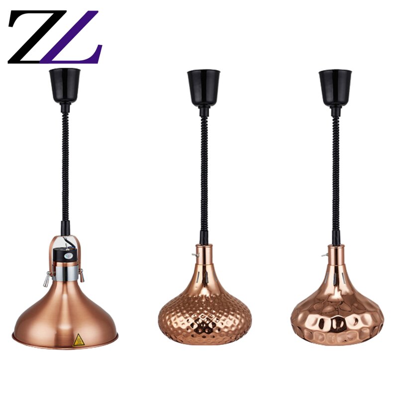 Infrared Heat Lamp Supplier - Hammered Stainless Steel Adjustable 250W