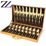 Flatware Set Manufacturer - Luxury Gold Stainless Steel Personalized