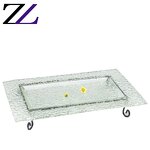 Table Plates Set Factory - Tempered Glass Modern Dining Tableware Set