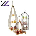 Cake Display Stand Manufacturer - Ceramic Round Plates 3 Tier Tea Stand