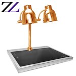 Food Warmer Lamp Factory - Battery Powered Black Marble Base Lamp