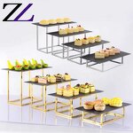 Cake Display Stand Factory - Popping Banquet Glass Fruit Plate Decoration