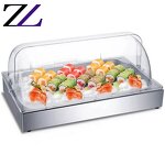 Buffet Display Case Factory - Oblong Acrylic Cover Salad Cold Food