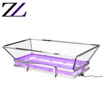Acrylic Food Display Factory - Led Light Fruit Vegetable Seafood Stand