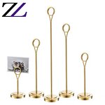 Table Number Stand Manufacturer - U Shape Brass Gold Stainless Steel