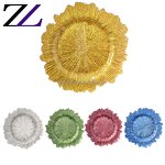 Charger Plate Manufacturer - Creative Texture Gold Charging Plates Set