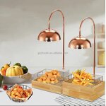 Food Warmer Lamp Manufacturer - Electric Copper Gold Brass Heat Lamp