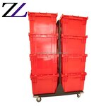 Food Warmer Trolley Manufacturer - Wooden Electric Round Chafing Dish Cart