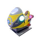 Kiddie Ride Manufacturer - Factory Sale LED Lights Plane Rocking Ride