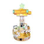 Carousel Ride Manufacturer - Fiberglass 3 Seats Kids Merry Go Round