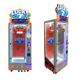 Cut Prize Game Manufacturer - Coin Operated Lucky 7 Plush Toy Machine