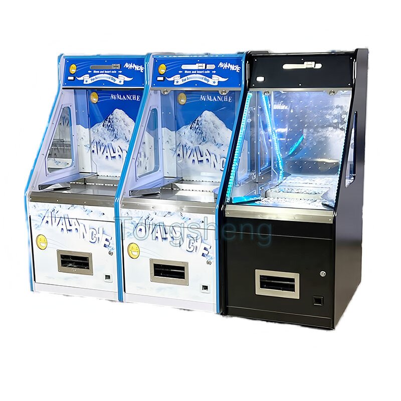 Coin Pusher Machine Manufacturer - Single Arcade Machine with Stop Button