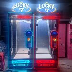 Cut Prize Game Manufacturer - Coin Operated Lucky 7 Plush Toy Machine