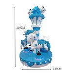 Carousel Ride Manufacturer - Coin Operated Mini Horse Merry Go Round