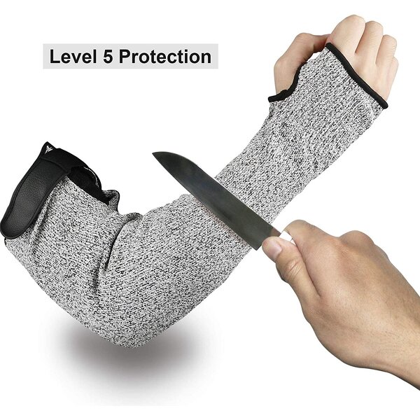 Arm Guard Sleeves Manufacturer - HPPE Level 5 Adjustable Long Arm