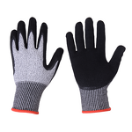 Nitrile Work Gloves Manufacturer - Sandy Coated with Cut Resistant Liner
