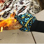 Heat Proof Gloves Manufacturer - BlueFire Pro for BBQ Welding Deyan Fiber