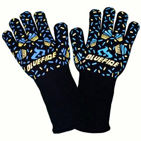 Heat Proof Gloves Manufacturer - BlueFire Pro for BBQ Welding Deyan Fiber