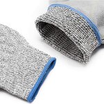 Anti-Cut Gloves Manufacturer - HPPE Lining with Cow Split Leather Palm