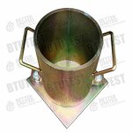 Concrete Test Mold Factory - Blank Square Plastic Test Mould