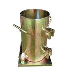 Concrete Test Mold Factory - Blank Square Plastic Test Mould