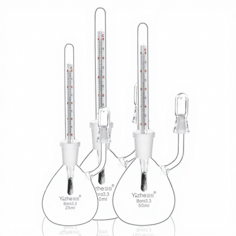 Density Bottle Manufacturer - Glass Pycnometer 25-250ml Lab Glassware