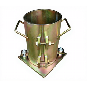 Concrete Test Mold Factory - Blank Square Plastic Test Mould