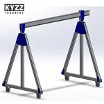 Gantry Crane Manufacturer - Small Portable Indoor Aluminum Lift Crane