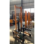 Drum Lifter Manufacturer - 350-400kg Manual Stacker with Safety Clamp
