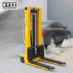 Manual Forklift Manufacturer - Double Fork Hydraulic Pallet Stacker