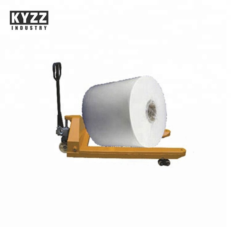 Roll Hand Pallet Truck Manufacturer - 2-3 Ton for Paper Plastic Film Rolls