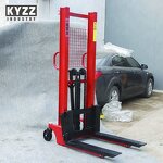 Manual Forklift Manufacturer - Double Fork Hydraulic Pallet Stacker