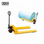 Roll Hand Pallet Truck Manufacturer - 2-3 Ton for Paper Plastic Film Rolls