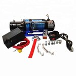 Electric Winch Manufacturer - Mini 12v 12000lbs Offroad 4x4 Synthetic Rope