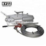 Hand Winch Manufacturer - 3.2 Ton Aluminum Wire Rope Tirfor Winch