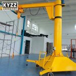 Jib Crane Manufacturer - Pendant Control Electric Floor Mobile Crane