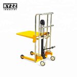 Hydraulic Pallet Stacker Manufacturer - 400kg Light Weight Portable Platform