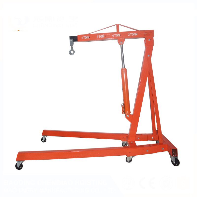 Shop Crane Manufacturer - Portable Foldable 1-3Ton Hydraulic Engine Crane