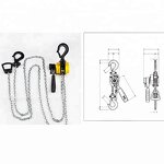Manual Chain Hoist Manufacturer - 100kg-1.5T Hand Operated Lever Block