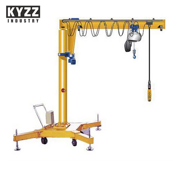Jib Crane Manufacturer - Pendant Control Electric Floor Mobile Crane