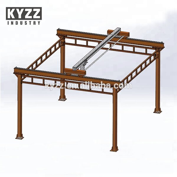 Overhead Crane Manufacturer - Free Standing Modular Workstation Bridge Crane